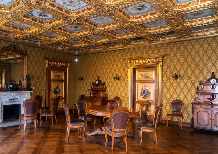 Appartamenti reali del Castello della Mandria - Sala di pranzo