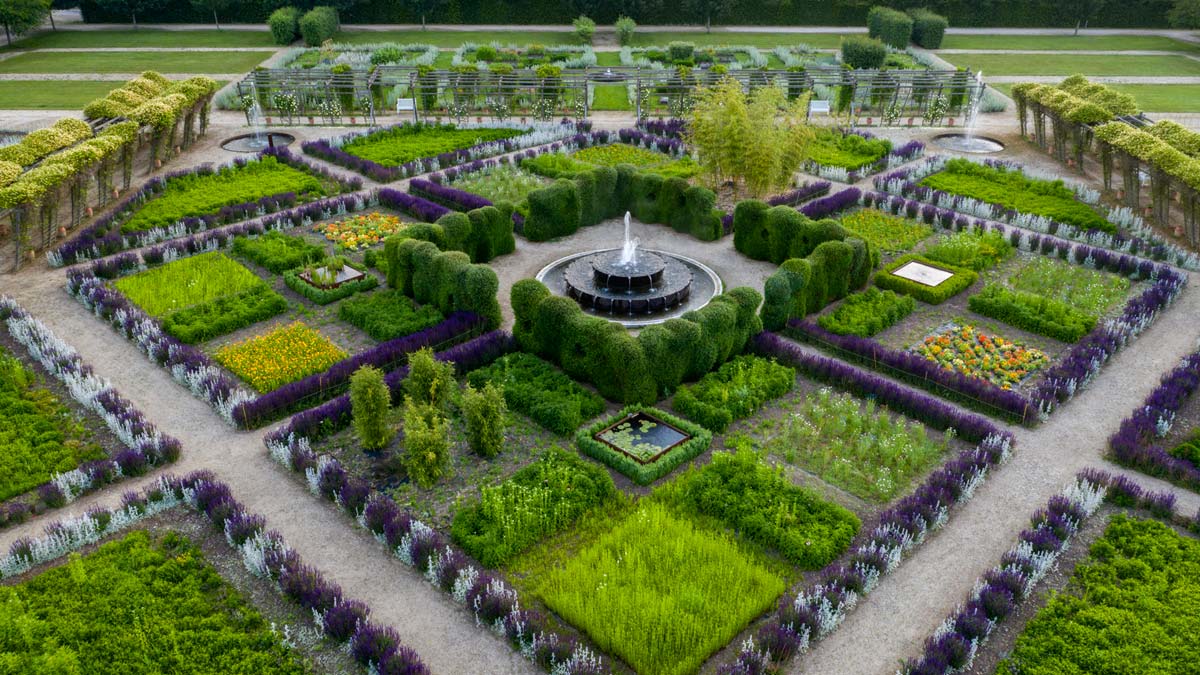 Il Potager Royal dei Giardini della Reggia di Venaria - Foto di Dario Fusaro
