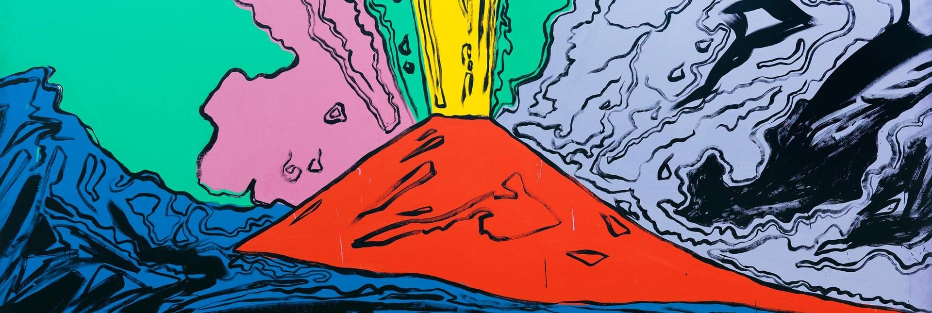 Andy Warhol, Vesuvius, 1985 Serigrafia multicolor. acrilico su tela. Napoli, Museo e Real Bosco di Capodimonte