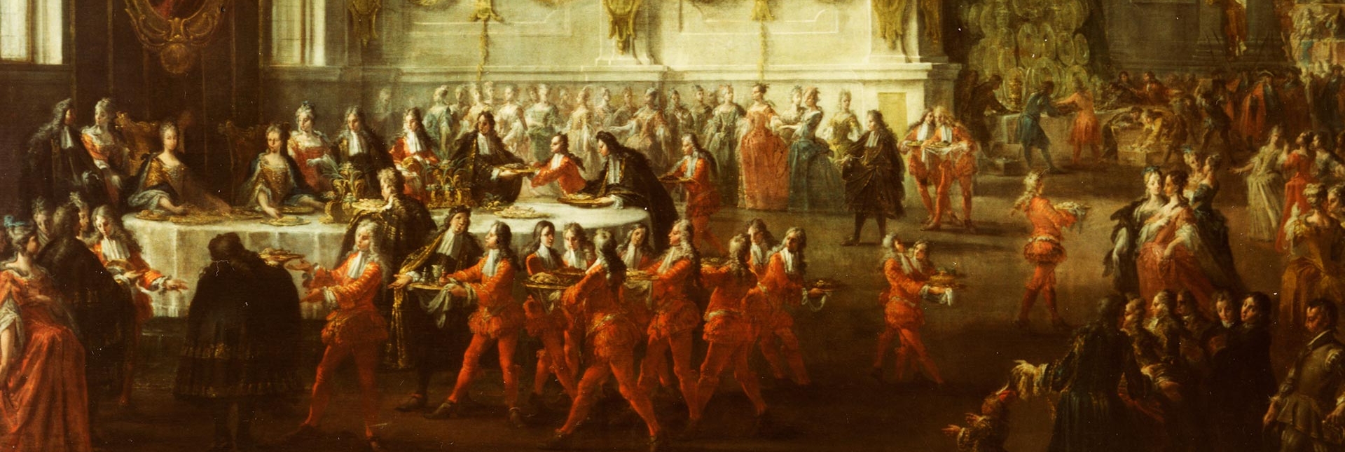 Mercanti  «lo Spolverini», Convito nuziale di Elisabetta Farnese, sposa di Filippo V re di Spagna (1714)