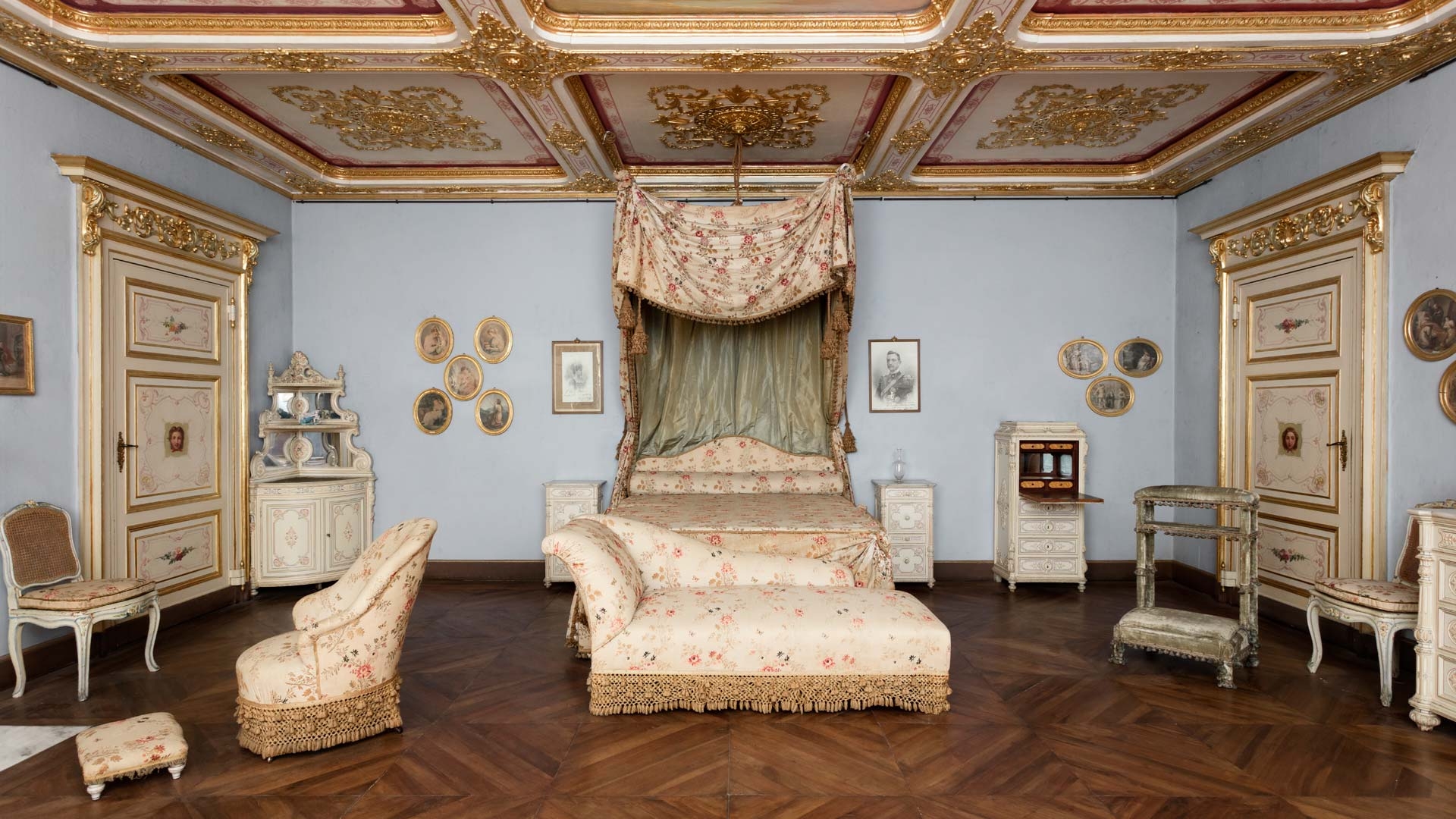 Appartamenti Reali del Castello della Mandria, Camera della Duchessa - Foto di Lea Anouchinsky 