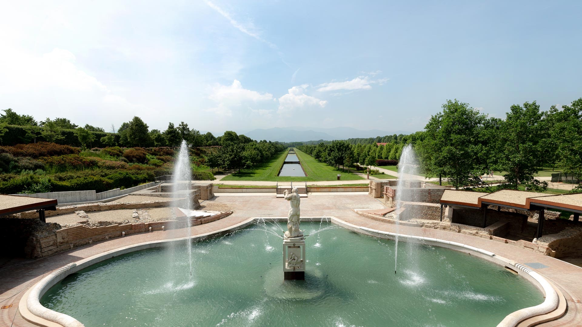 La Fuente del Hércules en los Jardines del Palacio Real de Venaria