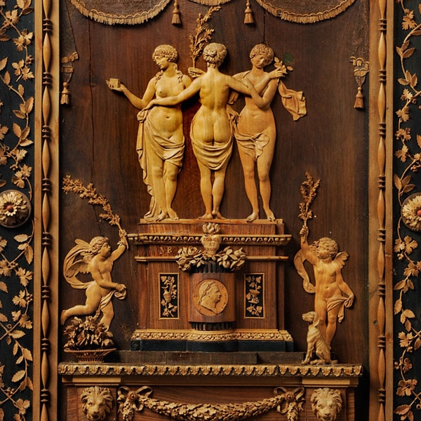 G.M. Bonzanigo, Le tre Grazie. Fine XVIII sec. Torino, Palazzo Madama, Museo Civico Arte Antica