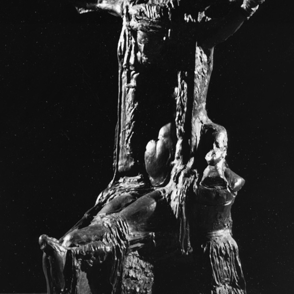 Augusto Perez, Crocifissione - Deposizione, 1986-1993 - bronzo - cm 260x190x130