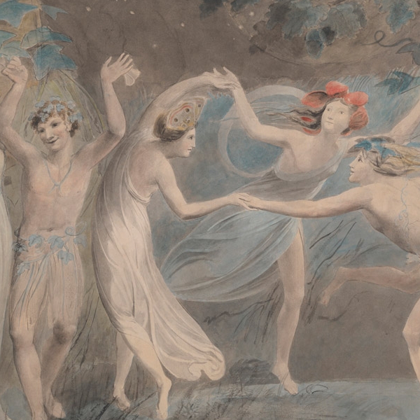 William Blake, Oberon, Titania and Puck with Faries Danding, c. 1786 -  © Tate / Tate Images