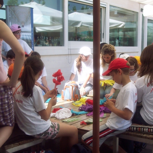 Laboratorio per bambini nei Giardini