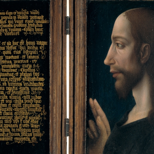 Lettera di Lentulo e Ritratto di Cristo, inizio sec. XVI - Artista olandese