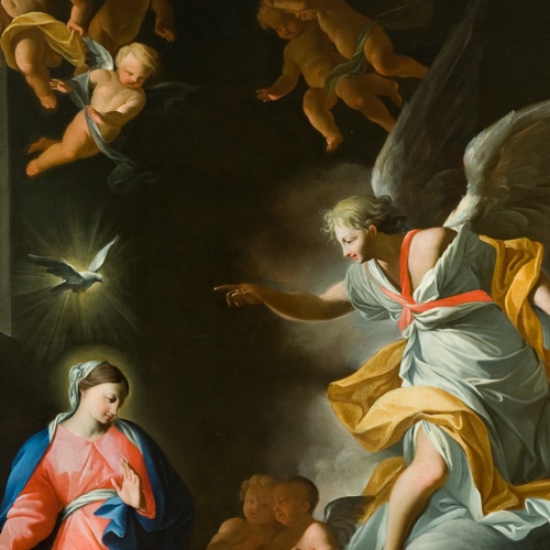 Andrea Pozzo Annunciazione, 1692 - Andrea Pozzo (Trento, 1642 – Vienna, 1709) Annunciazione, 1692