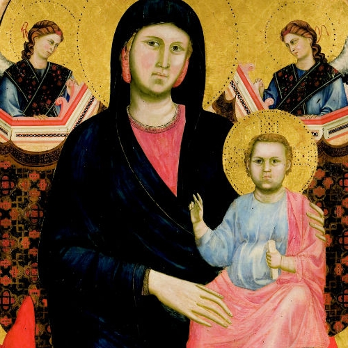 Giotto - “Madonna in trono e Angeli”