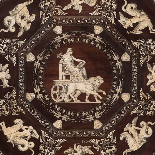 Gabriele Capello detto il Moncalvo, Tavola magnifica, 1842, Torino, Musei Reali - Palazzo Reale