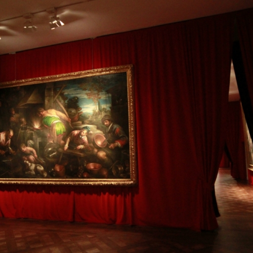 Allestimento mostra - Jacopo Bassano e bottega, La fucina di Vulcano