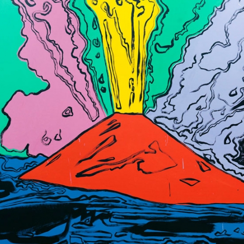 Andy Warhol, Vesuvius, 1985