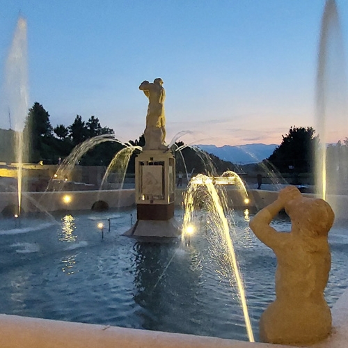 Fountain of Hercules - Evening photo