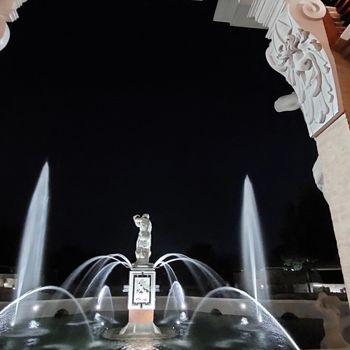 Herkulesbrunnen – Nachtfoto
