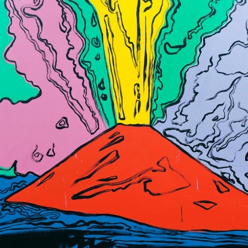 Andy Warhol, Vesuvius, 1985 Serigrafia multicolor. acrilico su tela. Napoli, Museo e Real Bosco di Capodimonte
