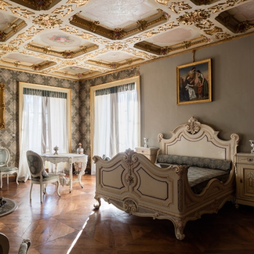 Il Castello della Mandria, Camera da letto di Rosa Vercellana - Foto di Lea Anouchinsky 