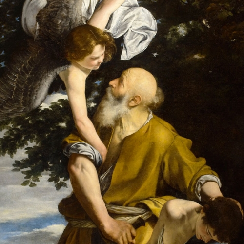 Gentileschi, Sacrificio di IsaccoGentileschi, Sacrificio di Isacco