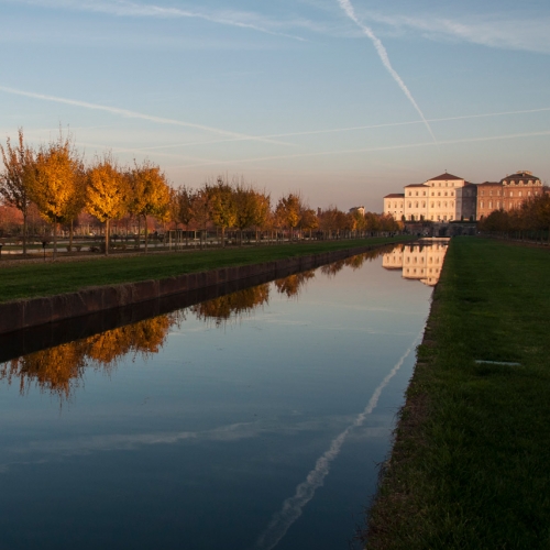 I Giardini della Reggia di Venaria in autunno, il Canale centrale - Foto di Alessandro Cucchi