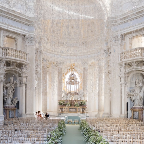 Cappella di Sant'Uberto allestita per matrimonio