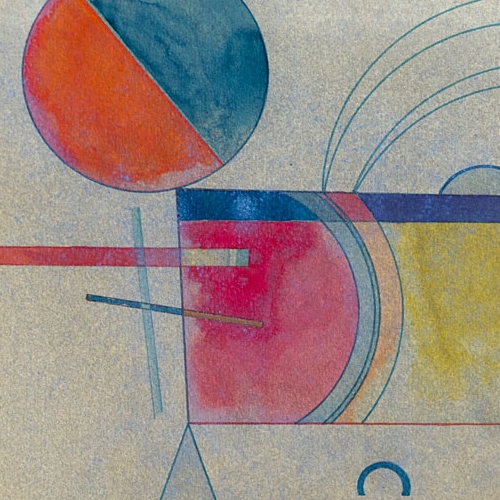 Vasilij Kandinskij, Rectangle orne, acquerello su carta_watercolour on paper, 1931. Monaco, Collezione Amedeo M. Turello, Courtesy Marco Voena