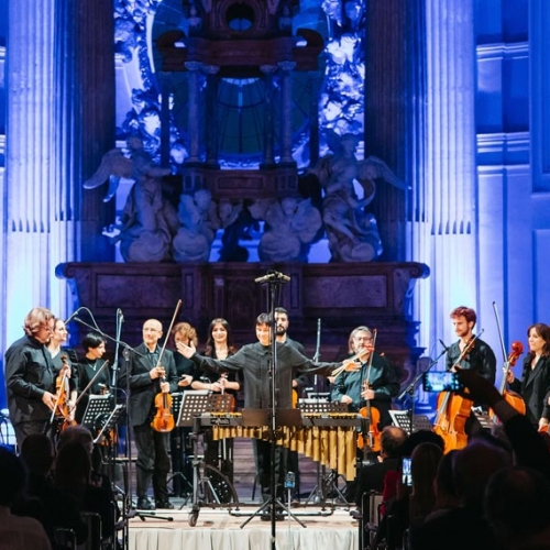 Andrei Pushkarev e  filarmonica TRT - Foto di Luigi De Palma