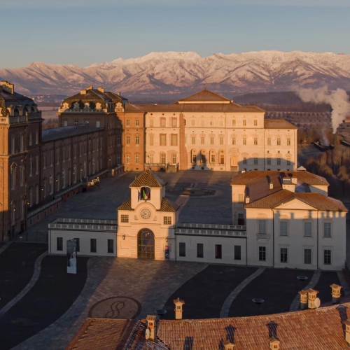 Königspalast, Luftaufnahme. Foto von Michele D'Ottavio 