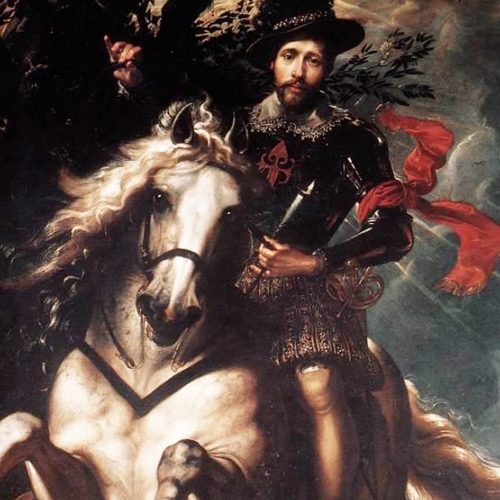 P.P. RUBENS, Ritratto di Giovan Carlo Doria a cavallo, 1607-1608 circa, Musei Nazionali di Genova - Galleria Nazionale della Liguria.
