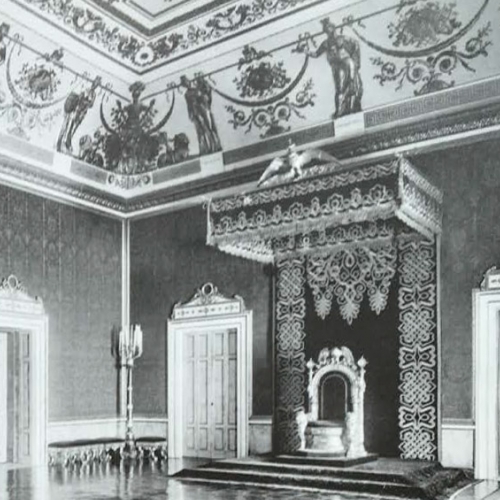 Sala del trono del Palazzo Reale di Napoli, 1879 – 1910 ca. - 