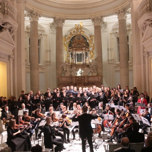 A concert in the Church of St. Hubert 