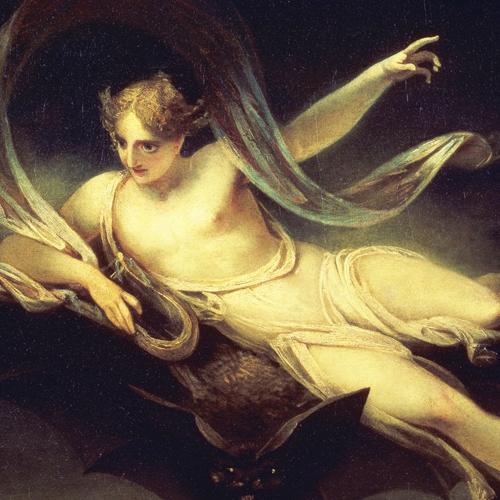 Henry Singleton, Ariel on a Bat's Back, ehb. 1819 -  © Tate / Tate Images