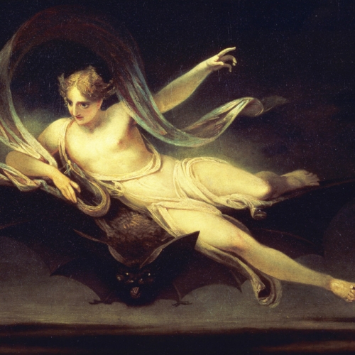 Henry Singleton, Ariel on a Bat's Back, ehb. 1819 -  © Tate / Tate Images