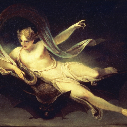 Henry Singleton, Ariel on a Bat's Back, ehb. 1819 -  © Tate / Tate Images