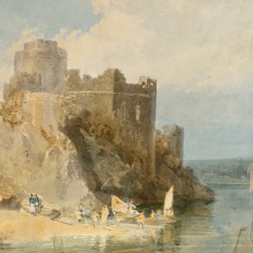 Joseph Mallord William Turner, Pembroke Castle, 1798, Acquerello su carta