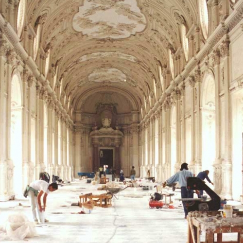 Il restauro della Galleria Grande