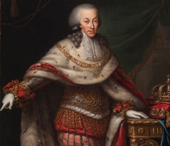 Giovanni  Panealbo,Ritratto di Carlo Emanuele IV in maestà
