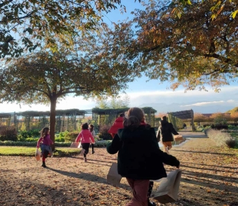 Bambini nel Potager Royal