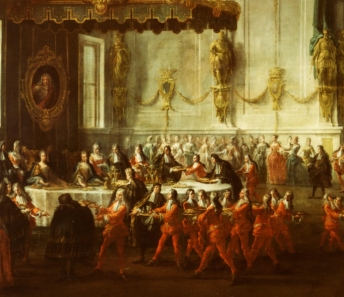 Mercanti  «lo Spolverini», Convito nuziale di Elisabetta Farnese, sposa di Filippo V re di Spagna (1714)
