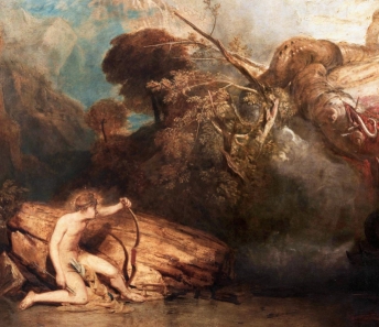 JMW Turner, Apollo and Python, exhibited 1811, Oil paint on canvas