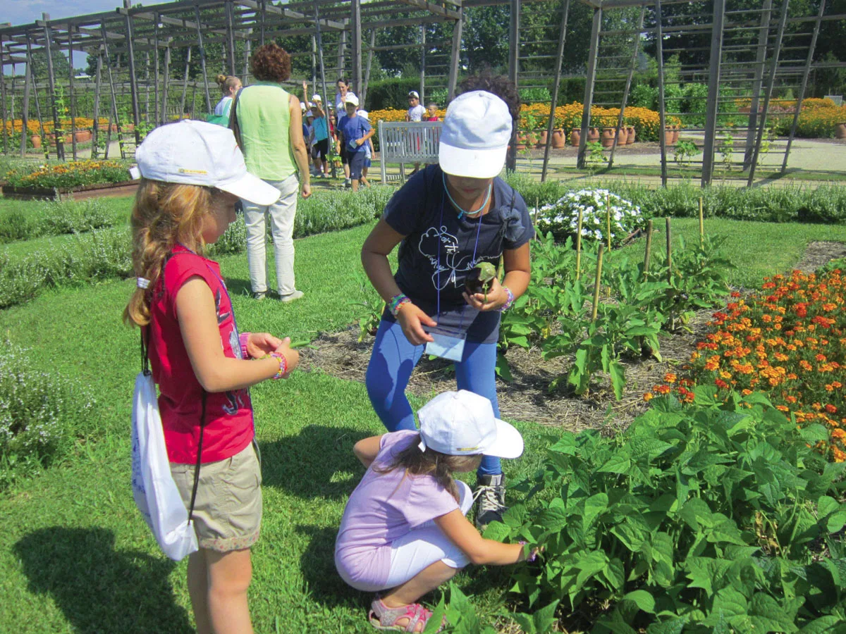 Bambini nel Potager Royal