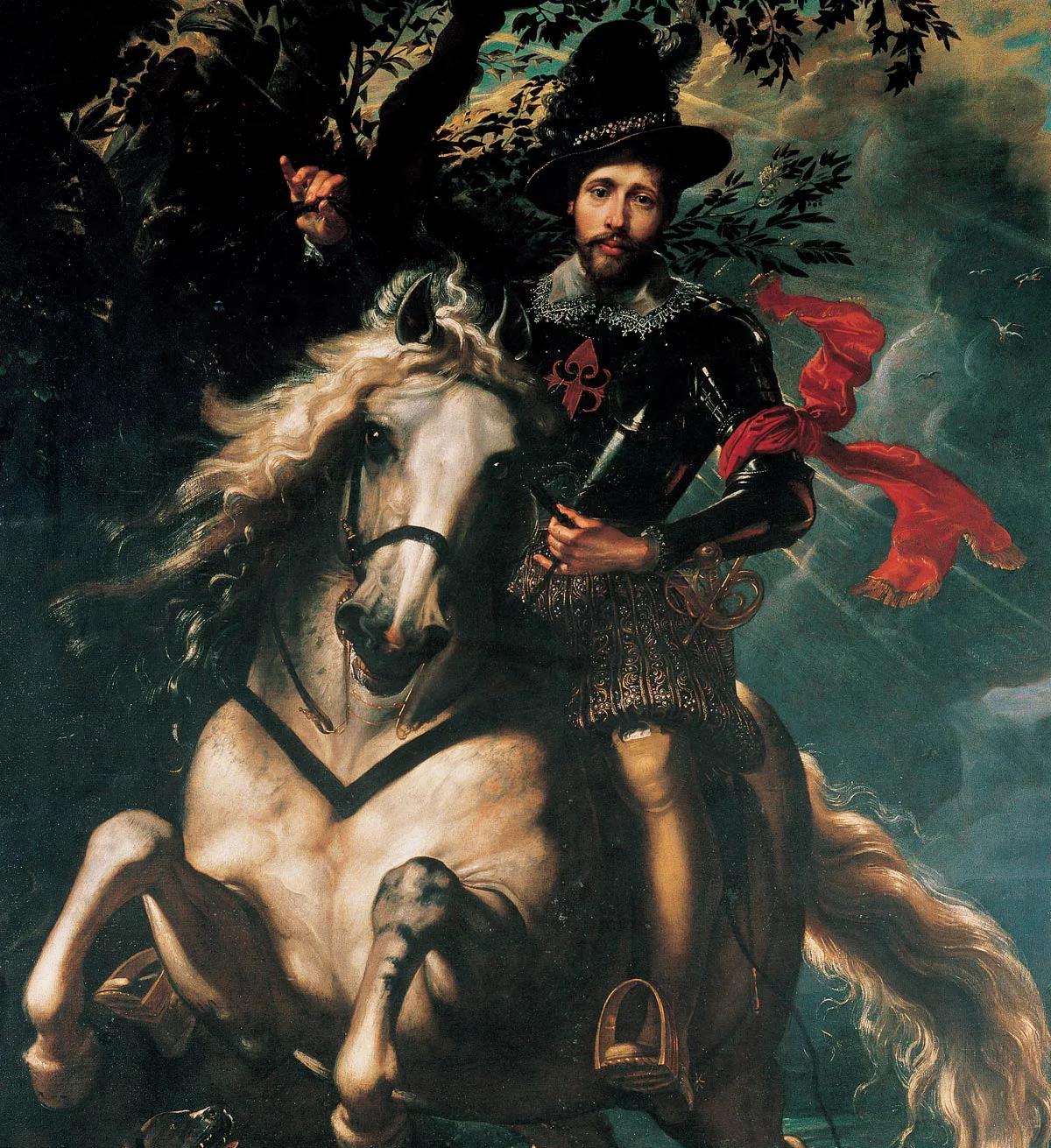 Ritratto equestre di Giovan Carlo Doria cavaliere di Santiago - Rubens
