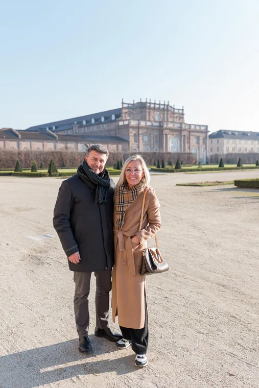 Fabrizio (59 anni) e Katia (56 anni). Da Venaria