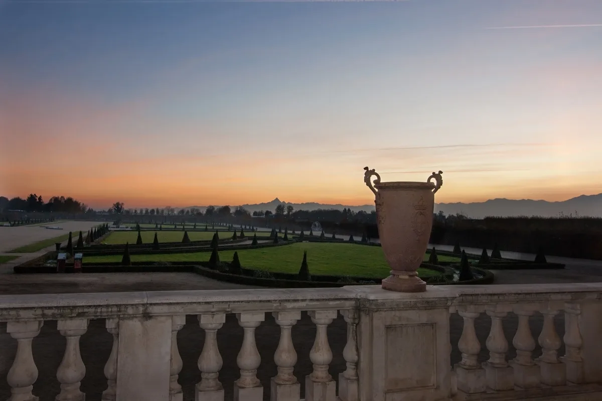 Tramonto sul Gran Parterre - Foto di Giovanni Varetto