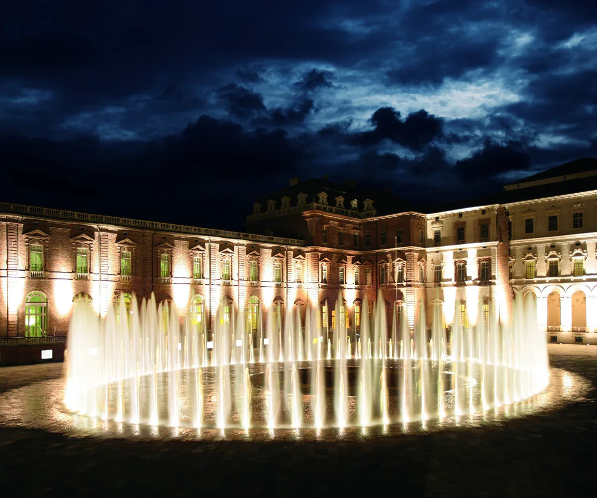La Fontana del Cervo nella Corte d'Onore