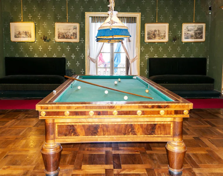 Appartamenti reali del Castello della Mandria - Sala da biliardo