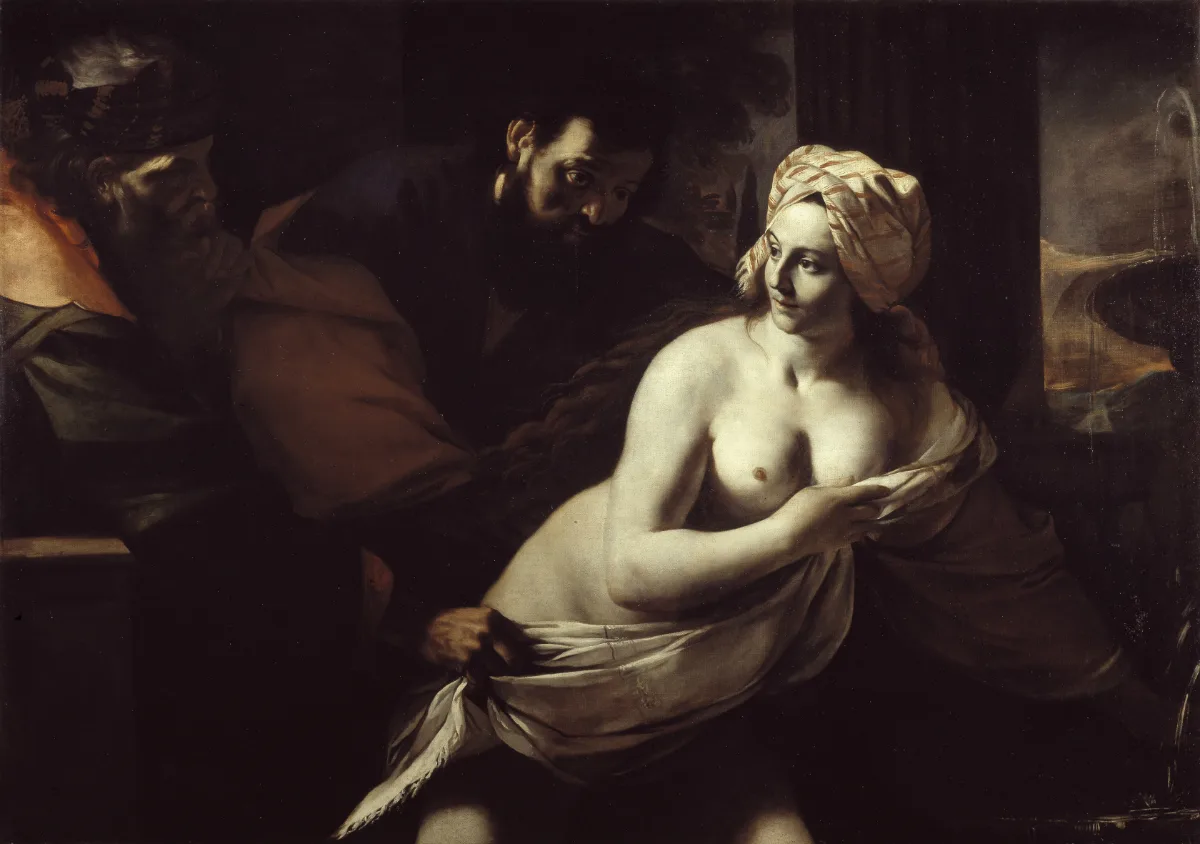 Mattia Preti - Susanna e i vecchioni, particolare