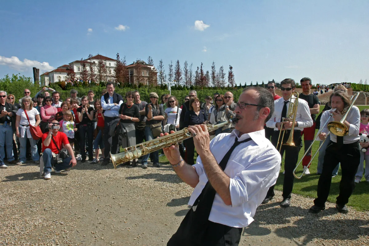 Musicisti nei Giardini della Reggia