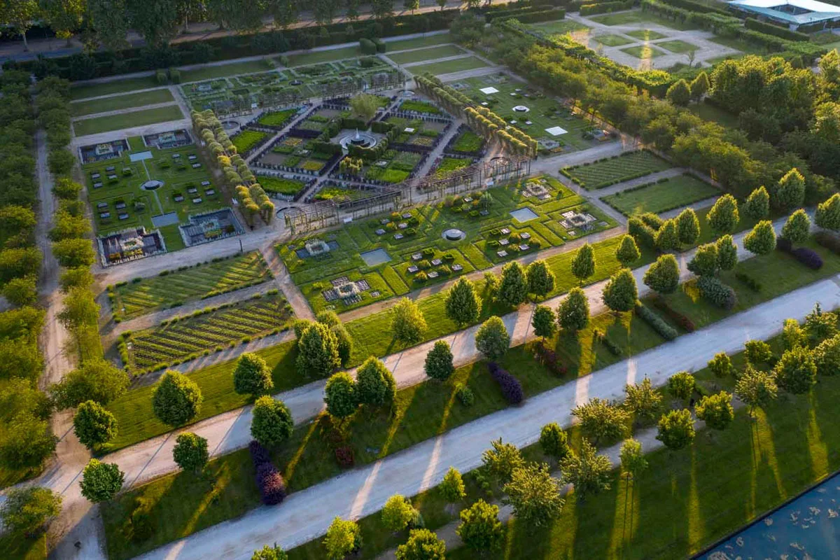 Potager Royal dall'alto - Foto di Dario Fusaro