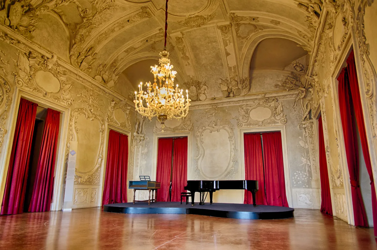 Clavicembalo e pianoforte nella Sala della Musica - Foto di Luca Prin