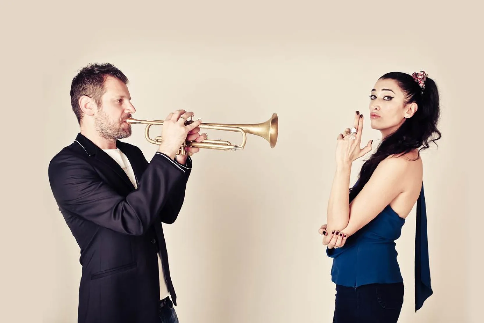Nina Zilli e Fabrizio Bosso