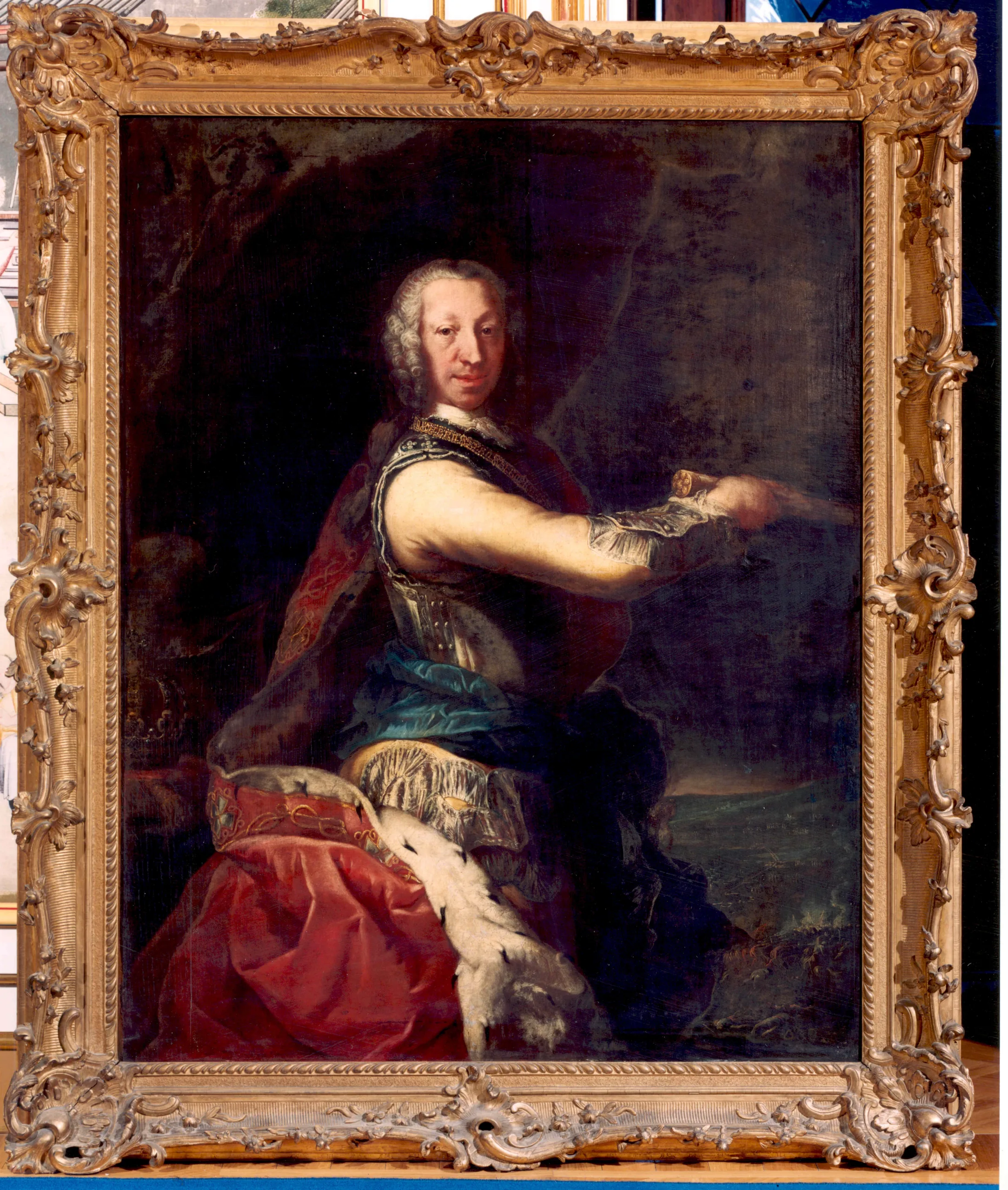 La Clementina, Ritratto di Carlo Emanuele III di Savoia, 1730-1740, Olio su tela